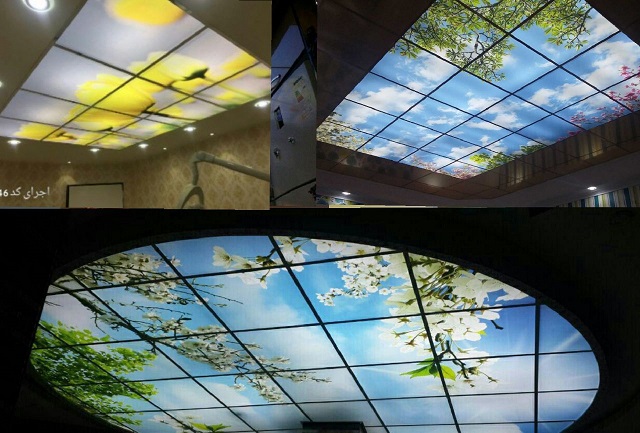 سقف آسمان مجازی قابلیت استفاده در استخر